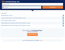 Tablet Screenshot of getmarketingmanagerjobs.com